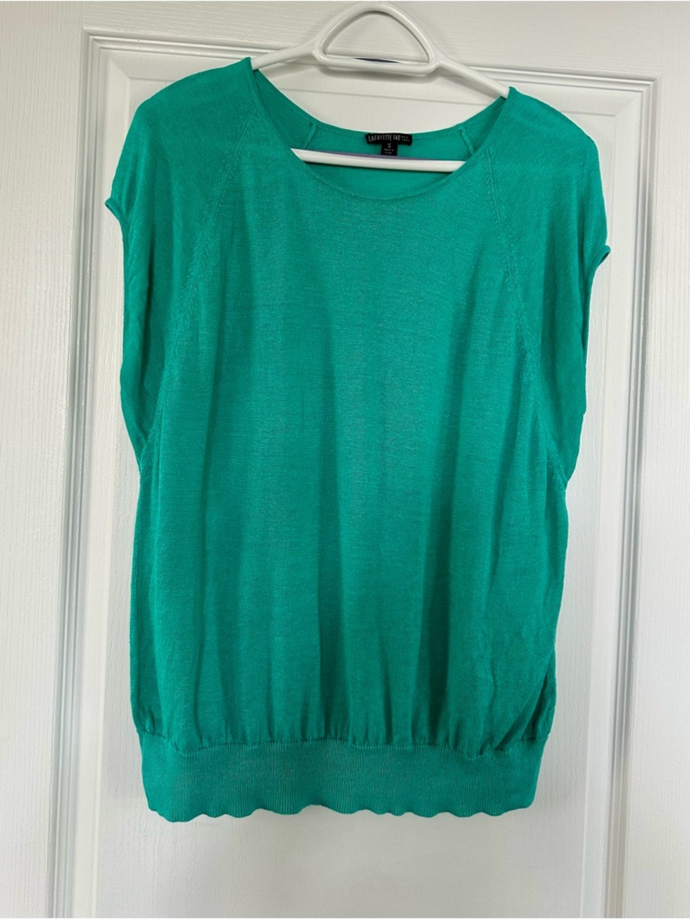 Lafayette 148 Linen Knit Pullover Sweater